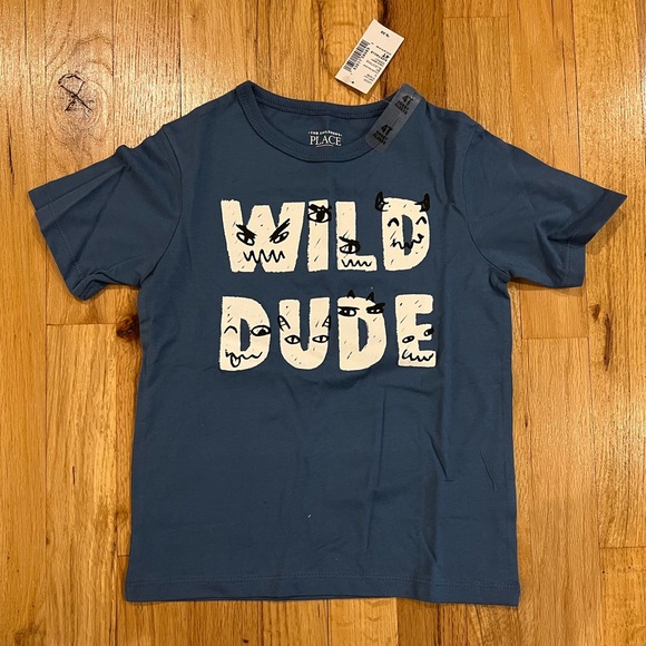 Children’s Place Boys Short-Sleeve Cotton Tees New! Lot of 3 white blue green - Picture 2 of 4